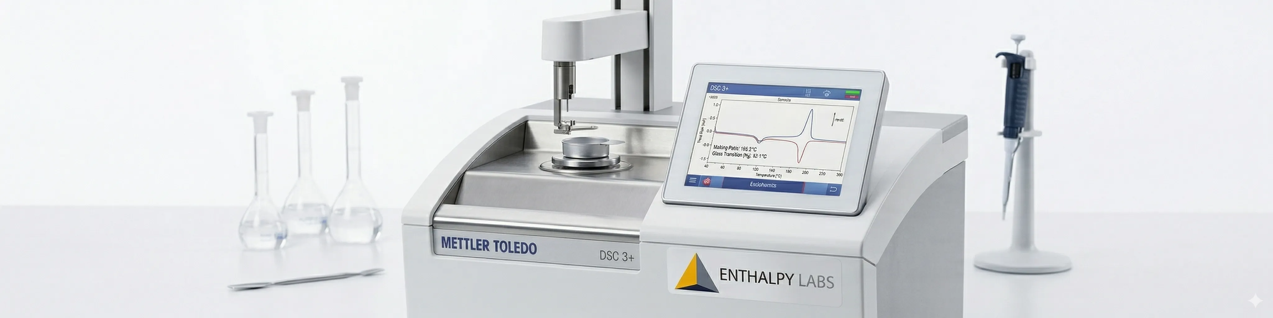Infographic comparing DSC vs TGA